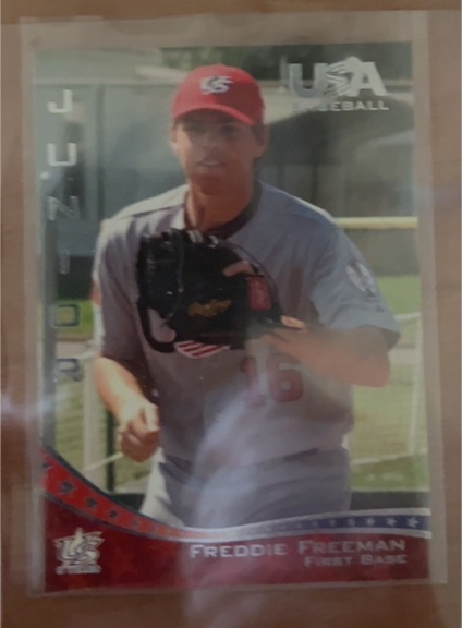 2007 USA Baseball #16 Freddie Freeman — front