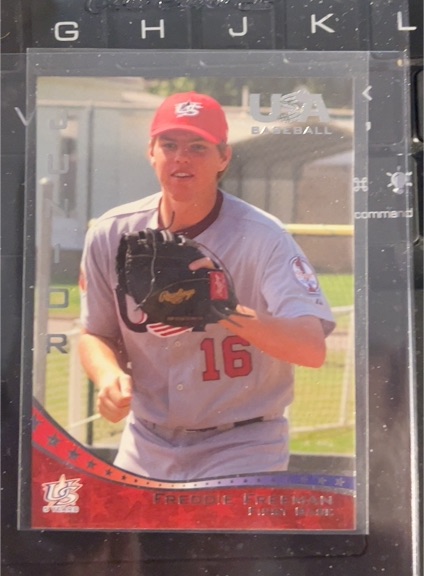 2007 Upper Deck USA Baseball #16 Freddie Freeman — front