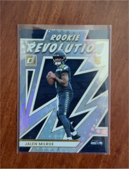 2025 Panini Donruss #17 Jalen Milroe Rookie Revolution — front