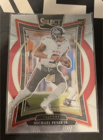 2024 Panini Select #80 Michael Penix Jr. Concourse Rookie Card — front