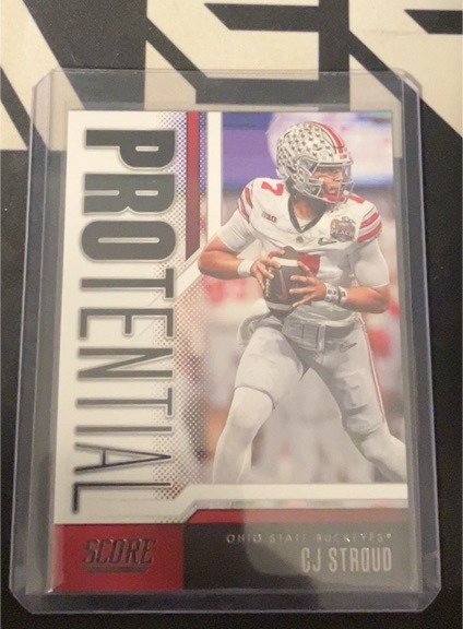 2023 Panini Score Protential #2 CJ Stroud Rookie — front