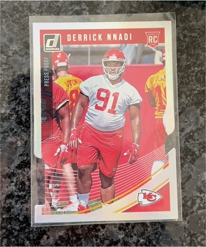2018 Donruss #392 Derrick Nnadi — front