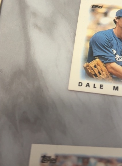 1986 Topps Major League Leaders Minis #41 Dale Murphy — front