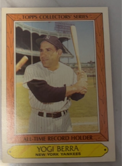 1985 Topps Woolworth All-Time Record Holders #4 Yogi Berra — front