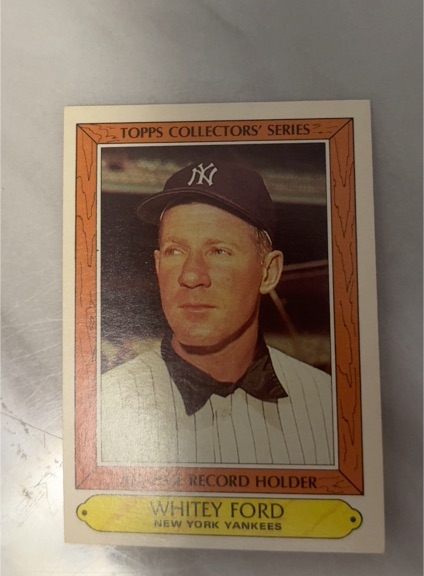 1985 Topps Collectors' Series #11 Whitey Ford — front