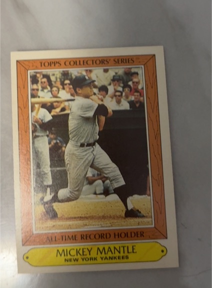 1985 Topps Collector's Series All-Time Record Holders #23 Mickey Mantle — front