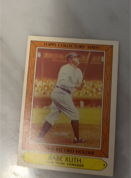 1985 Topps Collector's Series #31 Babe Ruth — front