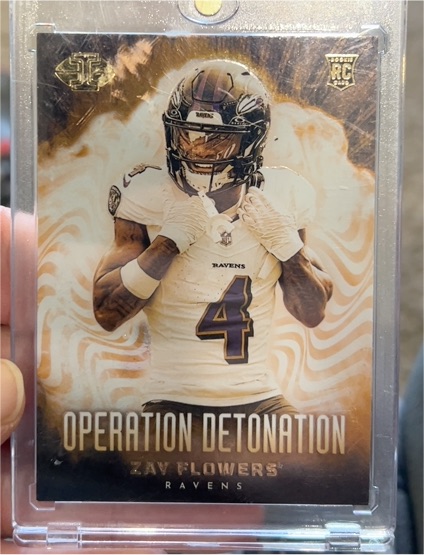 2023 Panini Illusions #25 Zay Flowers Operation Detonation — front