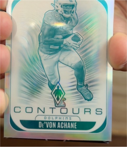 2025 Panini Phoenix #20 De'Von Achane Contours — front