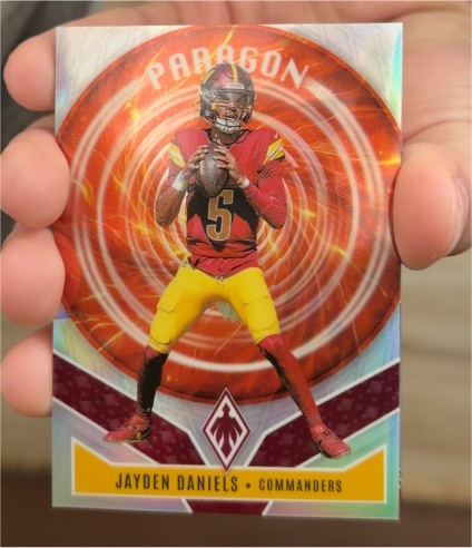 2025 Panini Phoenix #1 Jayden Daniels Paragon — front