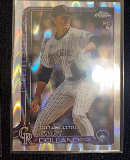 2025 Topps Chrome Update #USC175 Chase Dollander — front