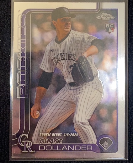 2025 Topps Chrome Update #US259 Chase Dollander — front
