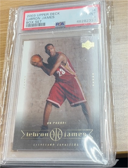 2003 Upper Deck #14 LeBron James — front