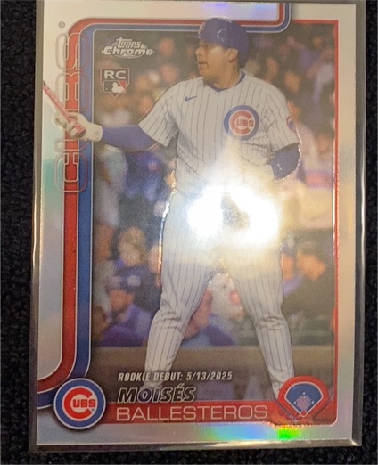 2025 Topps Chrome Update #USC7 Moisés Ballesteros — front