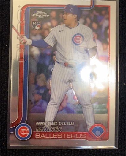 2025 Topps Chrome Update #USC7 Moisés Ballesteros — front