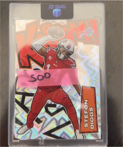 2025 Panini Absolute Kaboom! Vertical #K Stefon Diggs — front