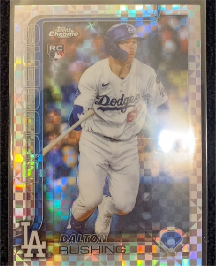 2025 Topps Chrome Update #USC129 Dalton Rushing — front