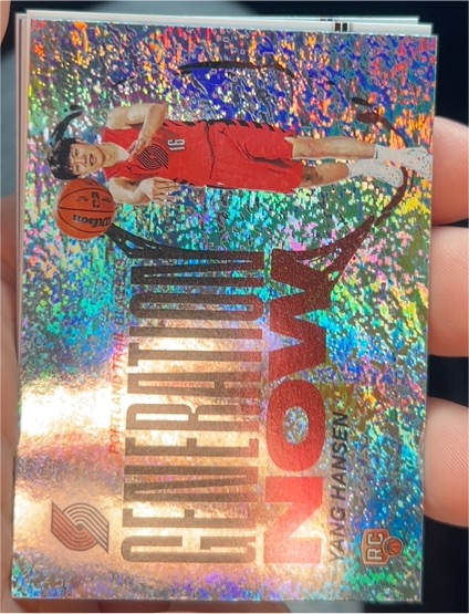 2025-26 Topps Generation Now #GN-16 Yang Hansen — front