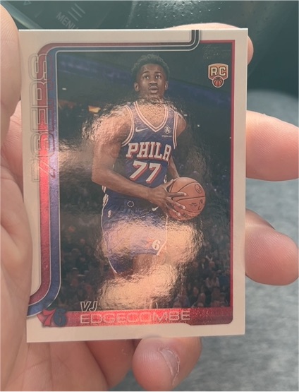 2025-26 Topps #76 VJ Edgecombe — front
