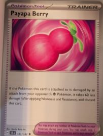 2024 Pokémon SV07: Stellar Crown #141 Payapa Berry — front