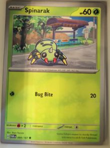 2024 Pokémon SV06: Twilight Masquerade #004 Spinarak — front