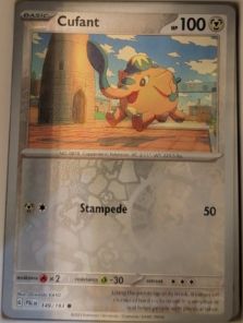 2023 Pokémon SV02: Paldea Evolved #149 Cufant — front