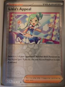 2024 Pokémon SV08: Surging Sparks #179 Lisia's Appeal — front