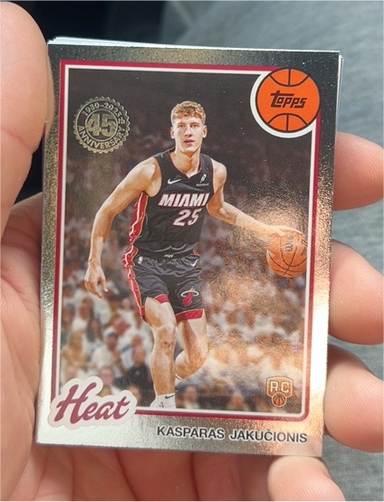 2025-26 Topps #80BK-66 Kasparas Jakučionis — front