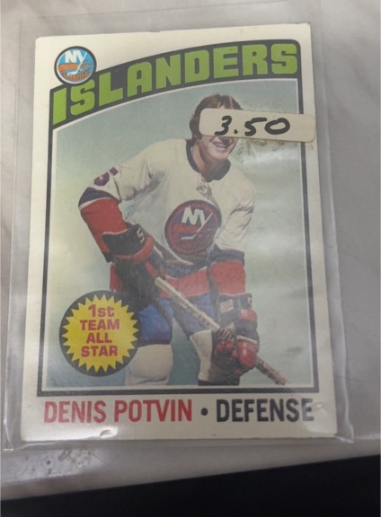 1976-77 Topps #170 Denis Potvin — front