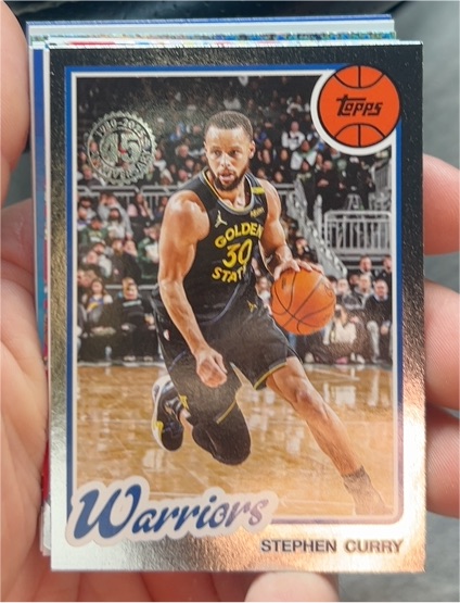 2025-26 Topps 45th Anniversary #80BK-89 Stephen Curry — front