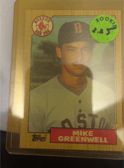 1987 Topps #259 Mike Greenwell — front