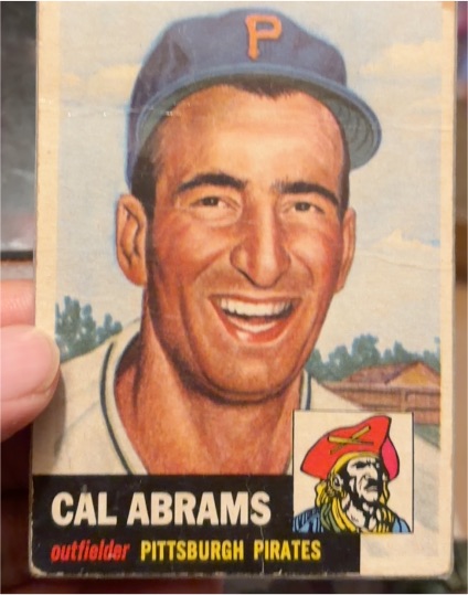 1953 Topps #98 Cal Abrams — front