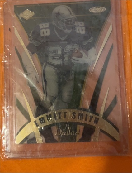 1996 Upper Deck Collector's Choice #1 Emmitt Smith — front