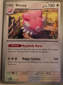 2022 Pokémon Scarlet & Violet #145 Blissey — front