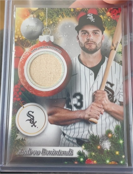 2025 Topps Holiday #PR-AB Andrew Benintendi — front