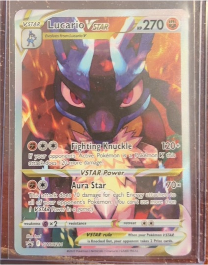 2022 Pokémon SWSH #SWSH291 Lucario VSTAR — front