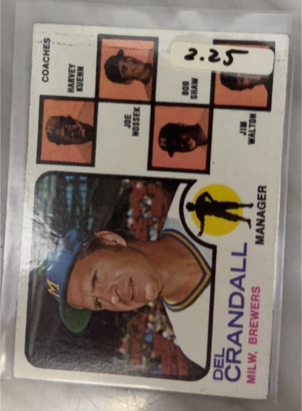 1973 Topps #646 Del Crandall — front