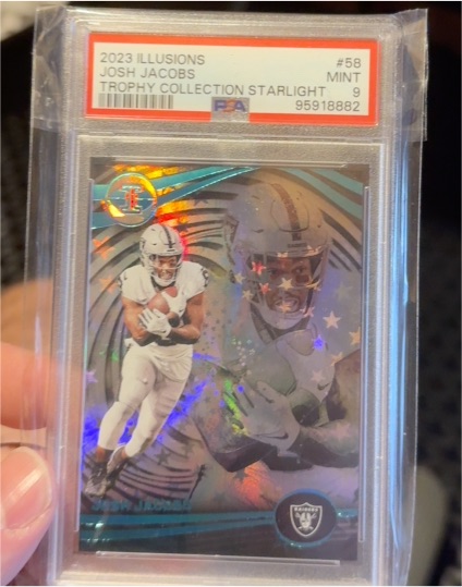 2023 Panini Illusions #58 Josh Jacobs — front