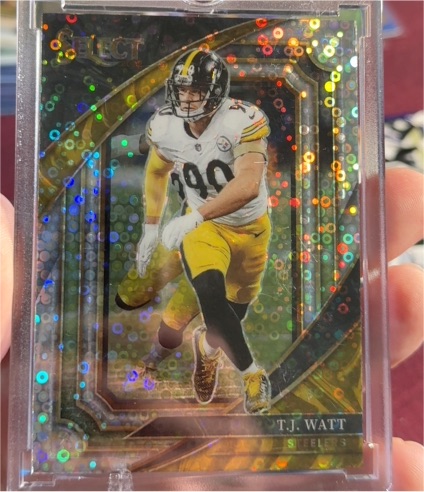2022 Panini Select Suite Level #344 T.J. Watt — front