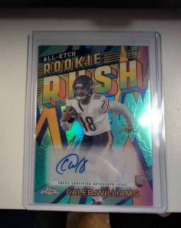 2024 Topps Chrome All-Etch Rookie Rush #RRA-CW Caleb Williams — front
