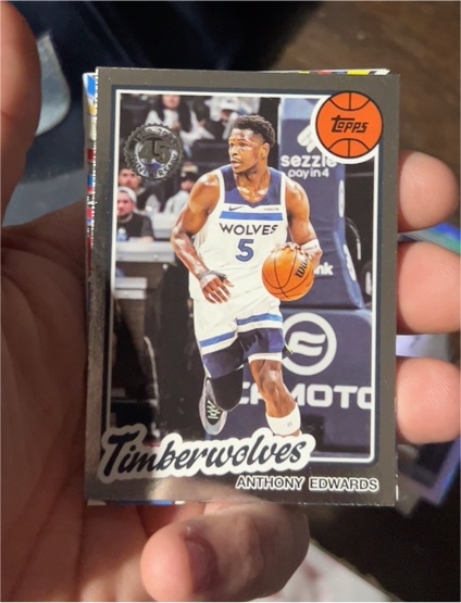 2025-26 Topps 1980-81 #80BK-90 Anthony Edwards — front