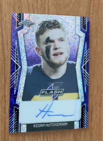 2022 Leaf Flash #2 Aidan Hutchinson — front