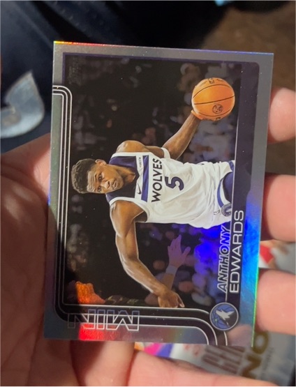 2025-26 Topps #108 Anthony Edwards — front