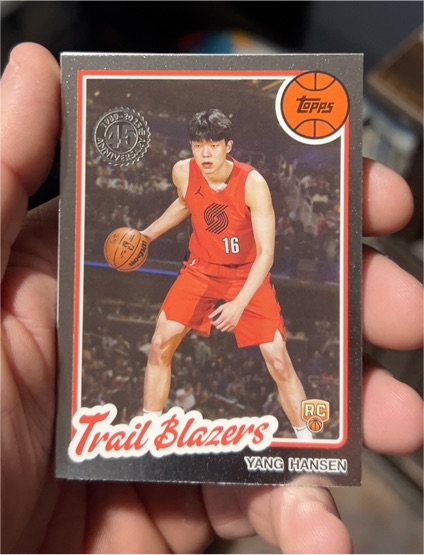 2025-26 Topps #80BK-62 Yang Hansen — front