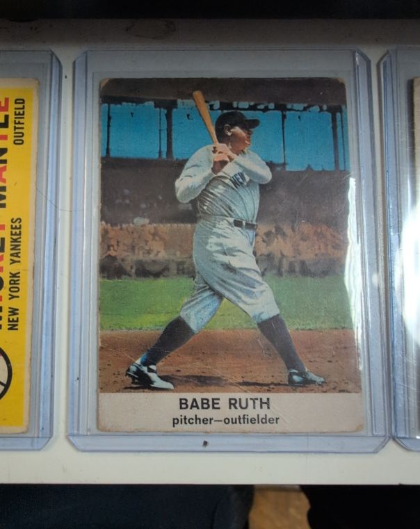 1961 Golden Press #3 Babe Ruth — front