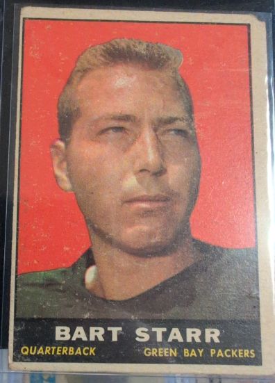 1961 Topps Football #39 Bart Starr — front