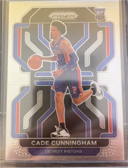 2021-22 Panini Prizm #282 Cade Cunningham Rookie Card — front