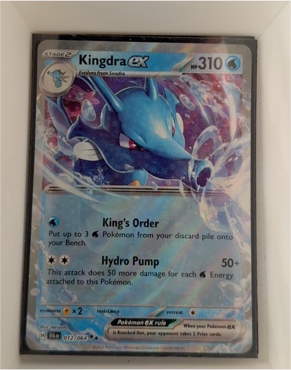 2024 Pokémon Shrouded Fable #012 Kingdra ex — front