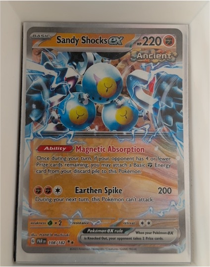 2023 Pokémon SV04: Paradox Rift #108 Sandy Shocks ex — front