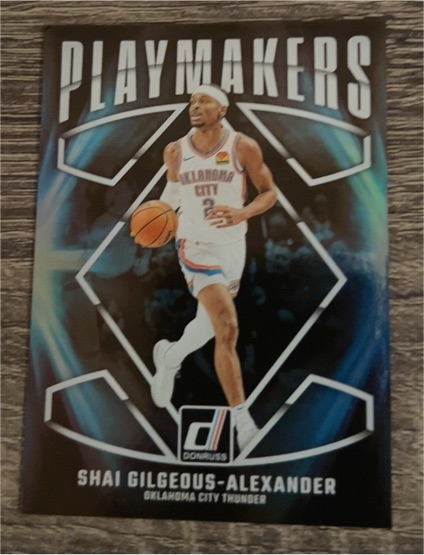 2024-25 Panini Donruss #10 Shai Gilgeous-Alexander Playmakers — front